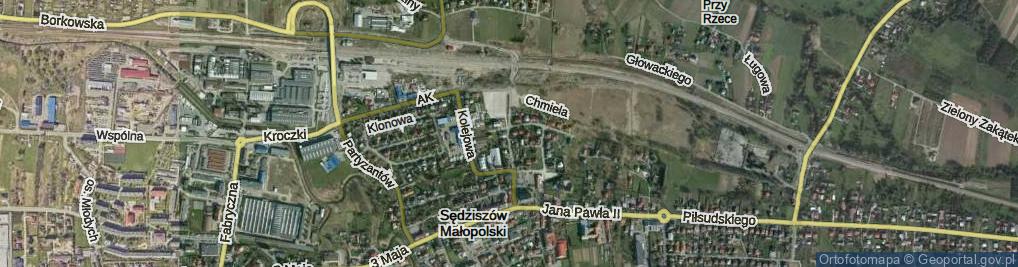 Zdjęcie satelitarne Solidarności ul.